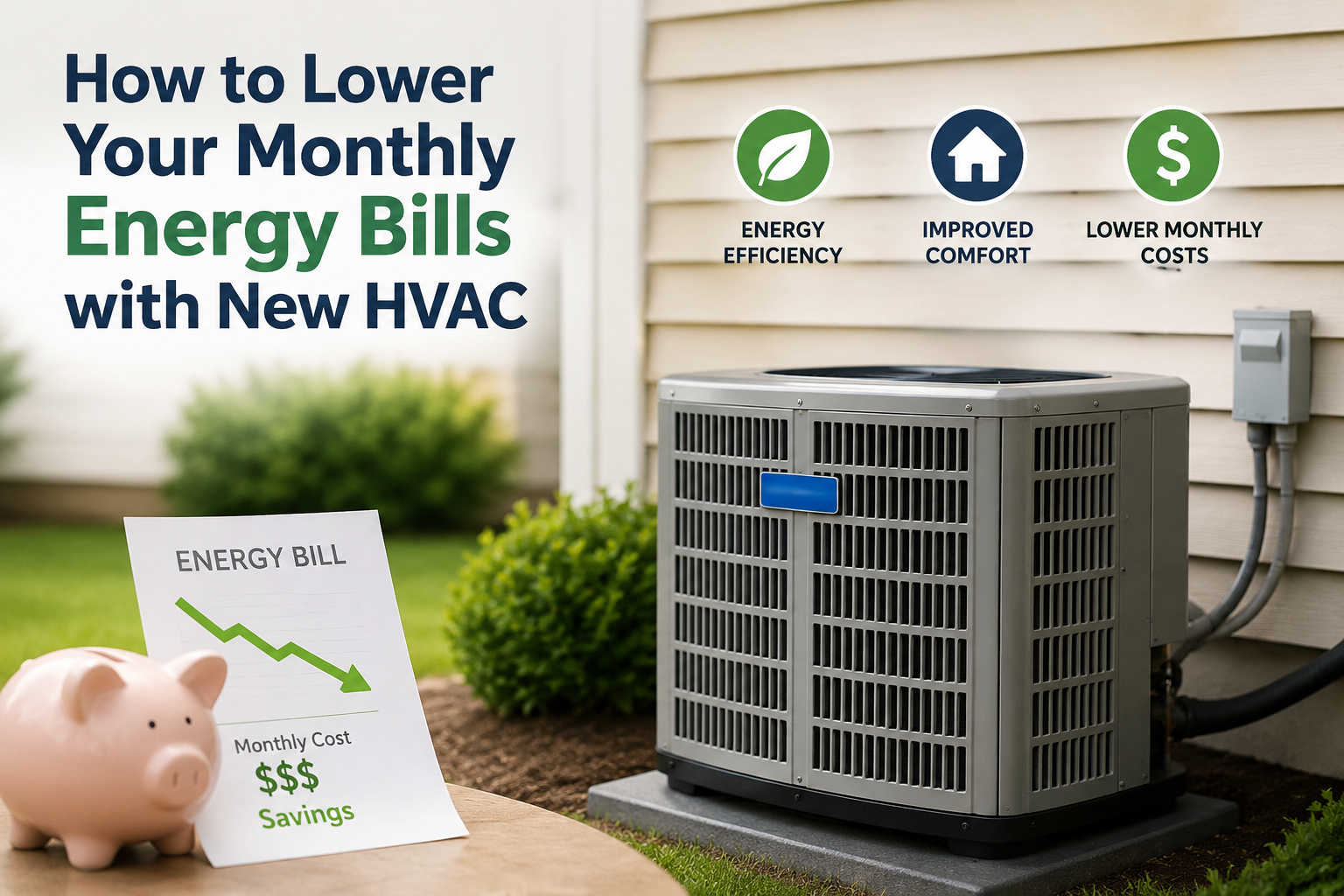 How to Lower Your Monthly Energy Bills with New HVAC