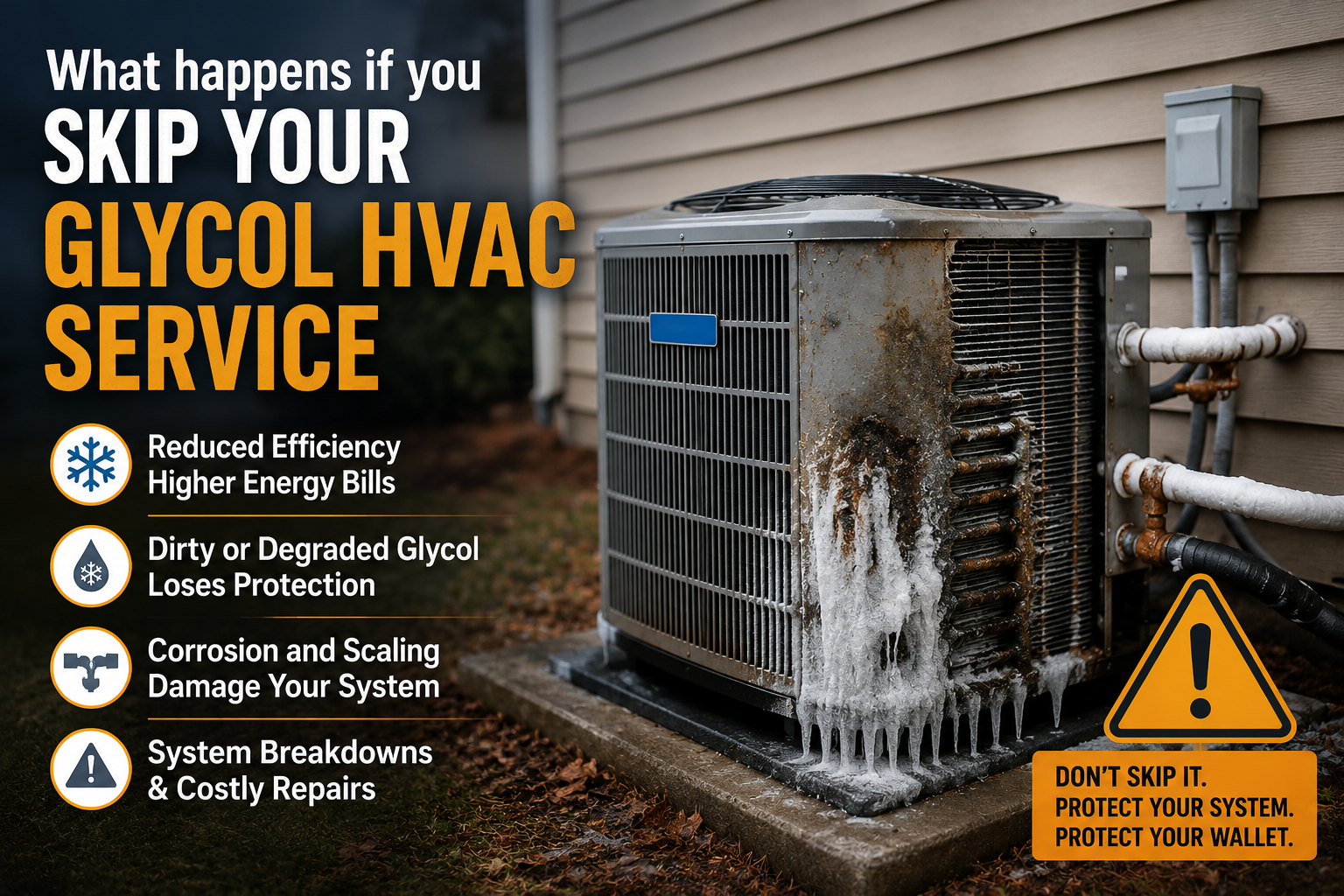 What happens if you skip your glycol HVAC service